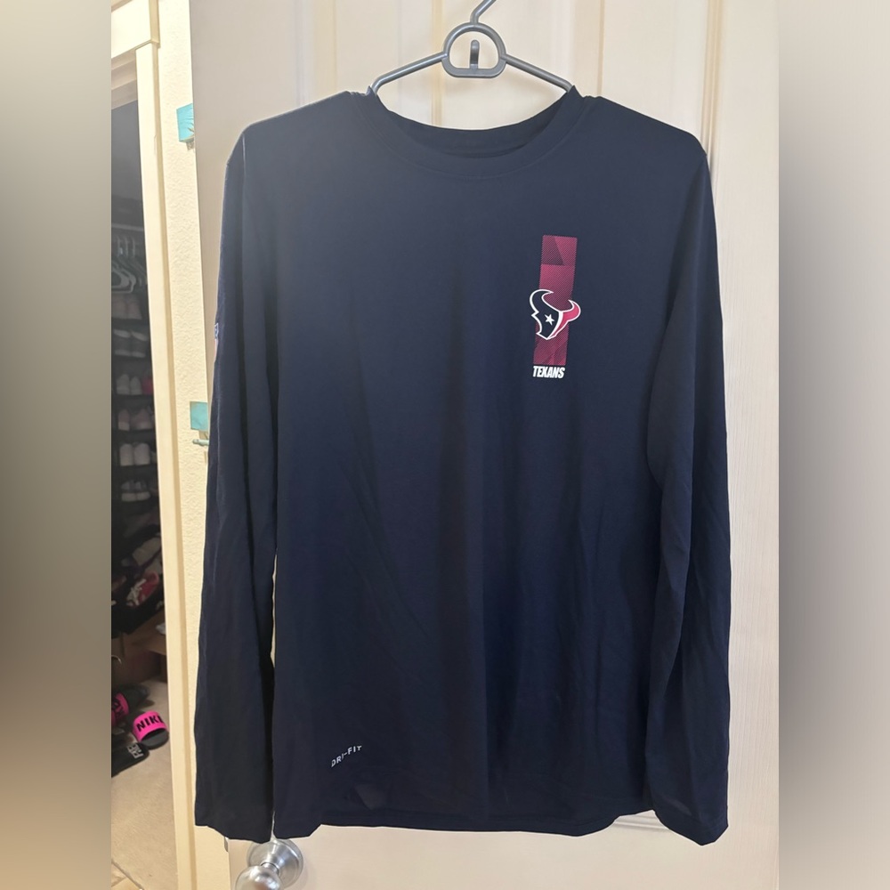 Nike NFL Texans light weight long sleeve